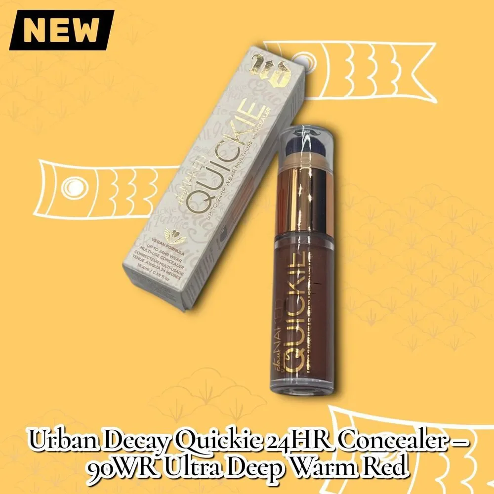 New Urban Decay Quickie 24HR Waterproof Full-Coverage Concealer – 90WR Ultra Dee